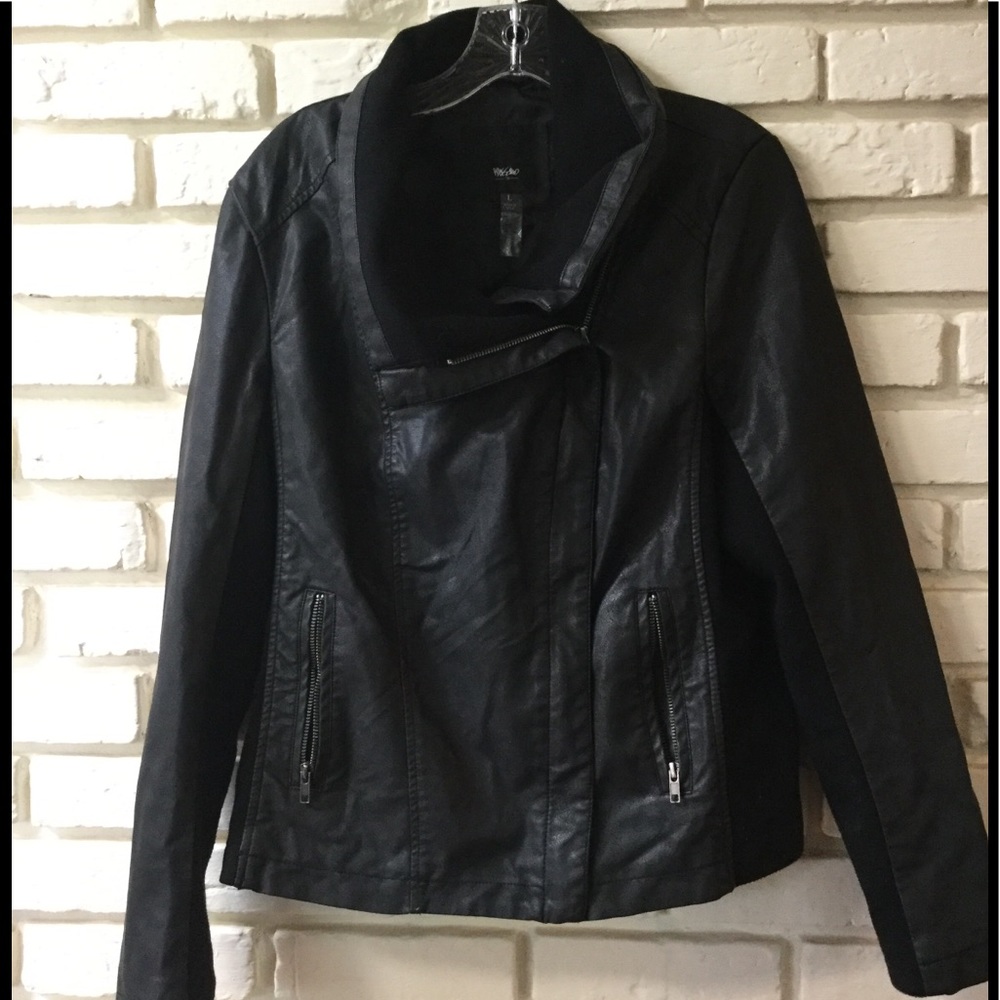 Massimo faux leather jacket Black Size L